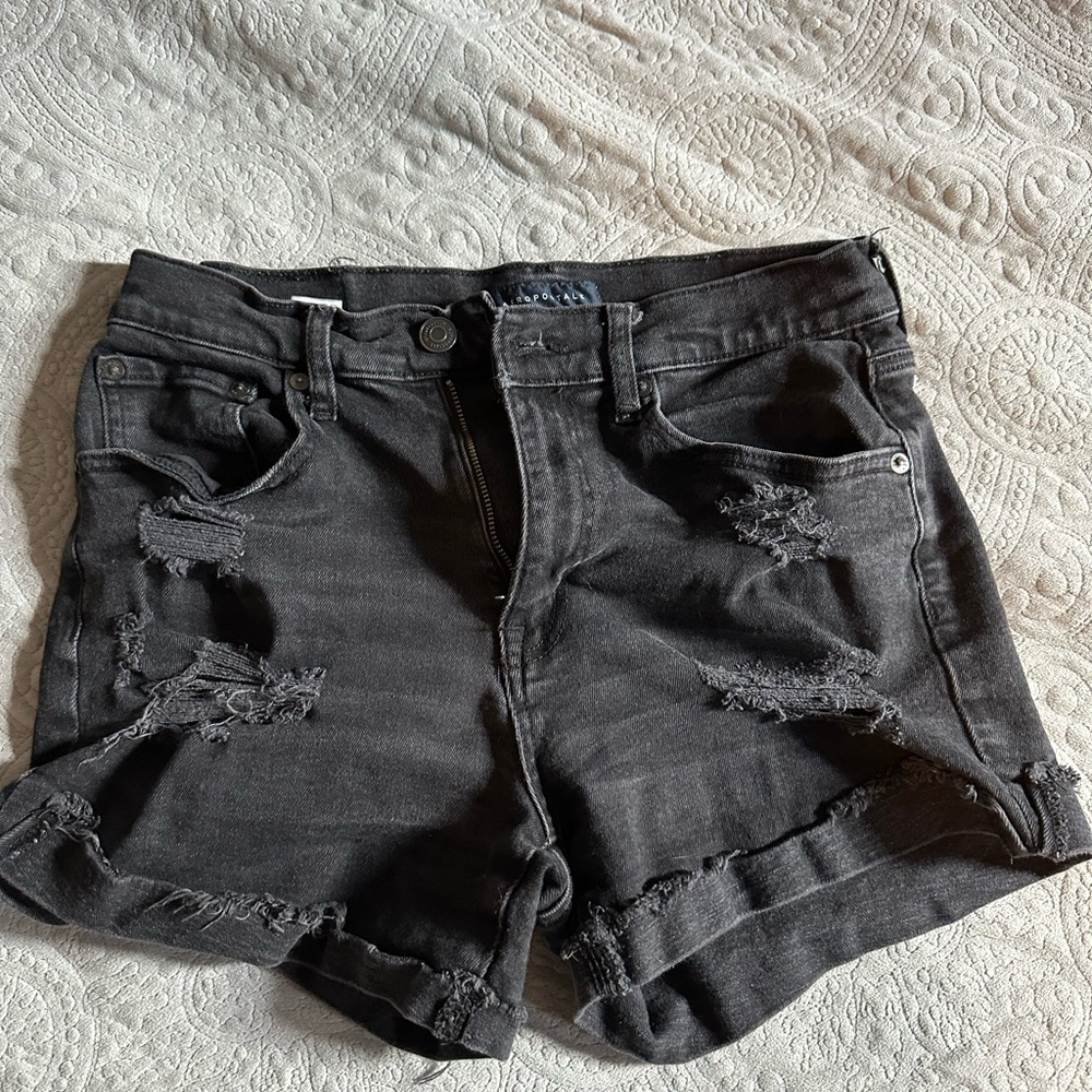 Aeropostale high rise denim shorts